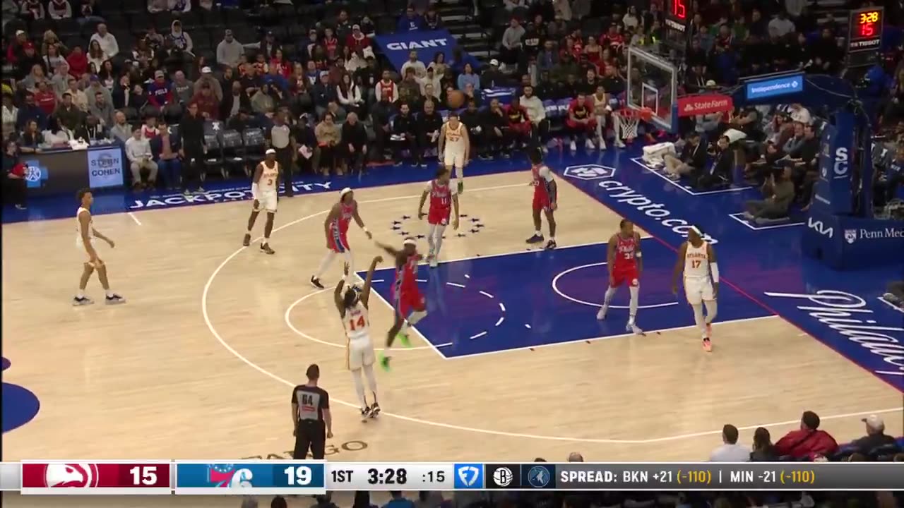 Atlanta Hawks - T. Mann triple 💦