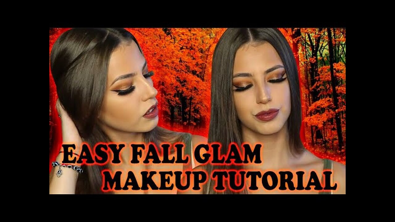 EASY FALL GLAM MAKEUP TUTORIAL