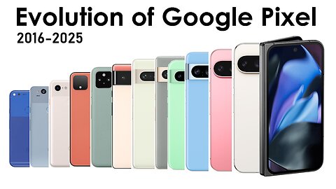Evolution of Google Pixel