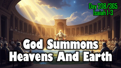 Day 208/365 - The Crimson Stain and the Mountain of Peace 🏔️ #isaiah #bible