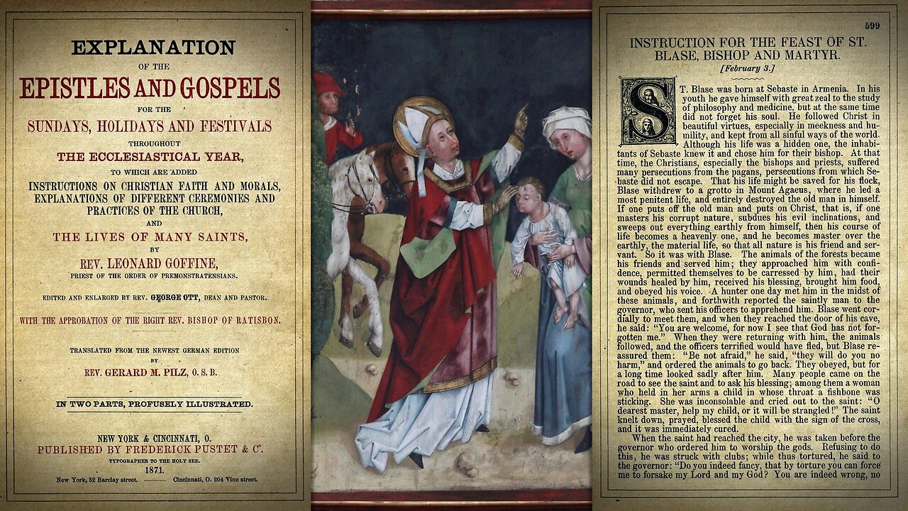 St Blaise {February 3} 📖🎧