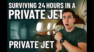 SURVIVING 24 HOURS IN A PRIVATE JET! ✈️💰 (Luxury or Torture?)