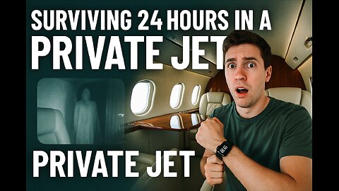 SURVIVING 24 HOURS IN A PRIVATE JET! ✈️💰 (Luxury or Torture?)