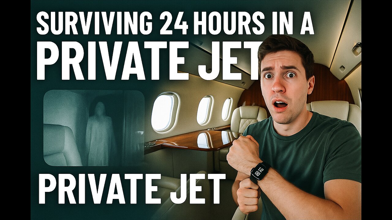 SURVIVING 24 HOURS IN A PRIVATE JET! ✈️💰 (Luxury or Torture?)