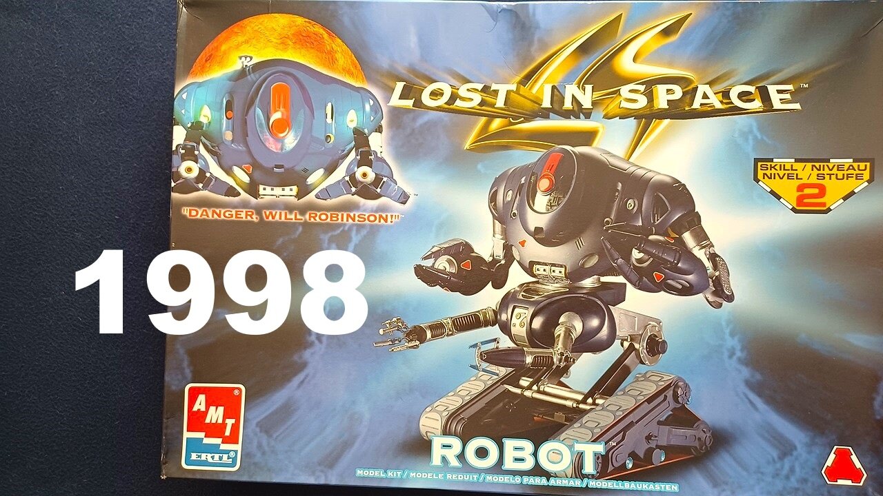 RE-UNBOXING: AMT/ERTL, LOST IN SPACE, ROBOT, 8458, 1998, 50 YEAR ANNIVERSARY