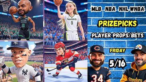 🔥9 SLICK MLB PROPS | 🏀 NBA PROPS | 🏒 NHL PROPS | 🏀 WNBA PROPS FRIDAY 5/16/25