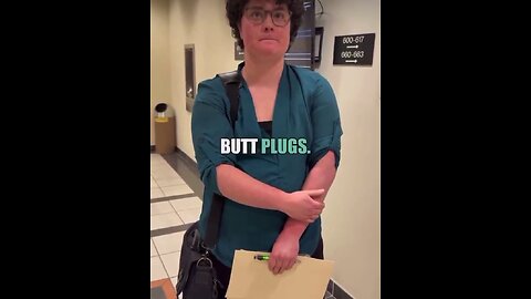Concerned parent confronts a teacher who insists on teaching CHILDREN on how to use butt plugs.