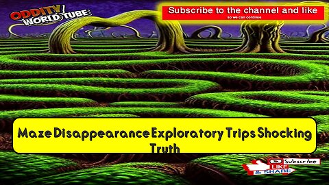 Maze Disappearance: Exploratory Trip's Shocking Truth #Missing #Mystery #Exploration