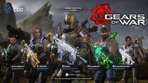 Gears Of War Online With My Brothers (PC) Gameplay
