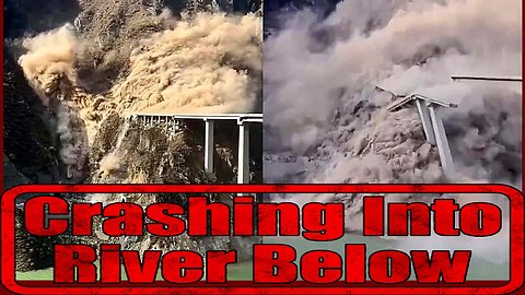 WATCH: Entire Section of China’s Newly Opened Bridge Collapses, Crashing Into River Below