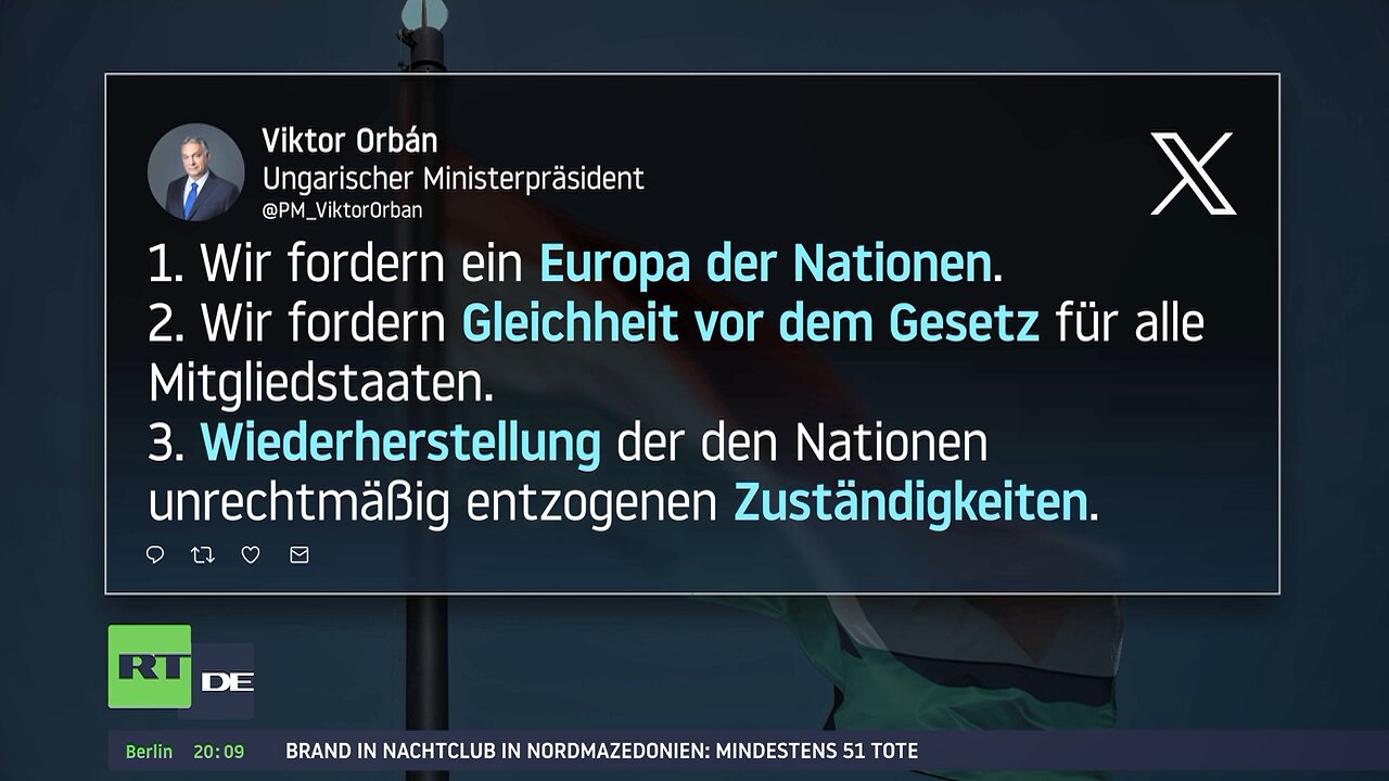 Orbán fordert von EU "eine Union, aber ohne die Ukraine"