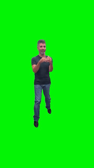 Simon Cowell Clapping | Green Screen #simoncowell #agt #dance #meme #fyp