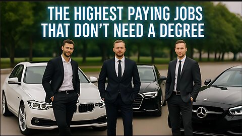 The highest paying jobs that don't need a degree 🎓