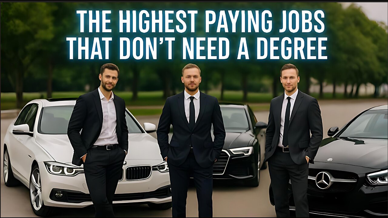 The highest paying jobs that don't need a degree 🎓