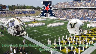 Navy is hosting South Florida for a massive AAC clash