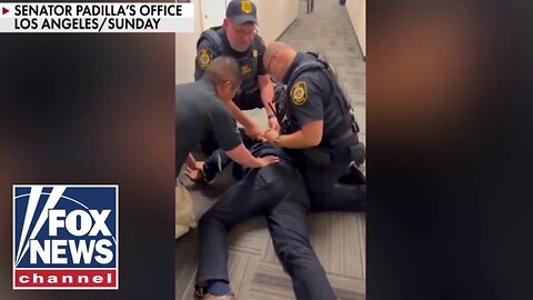 Dems LOSE IT over _manhandling_ of senator who crashed Noem_s presser_ _SICKENING_