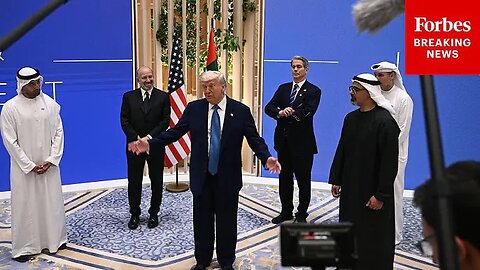 President Trump Speaks To Reporters at Business Forum Event In Abu Dhabi