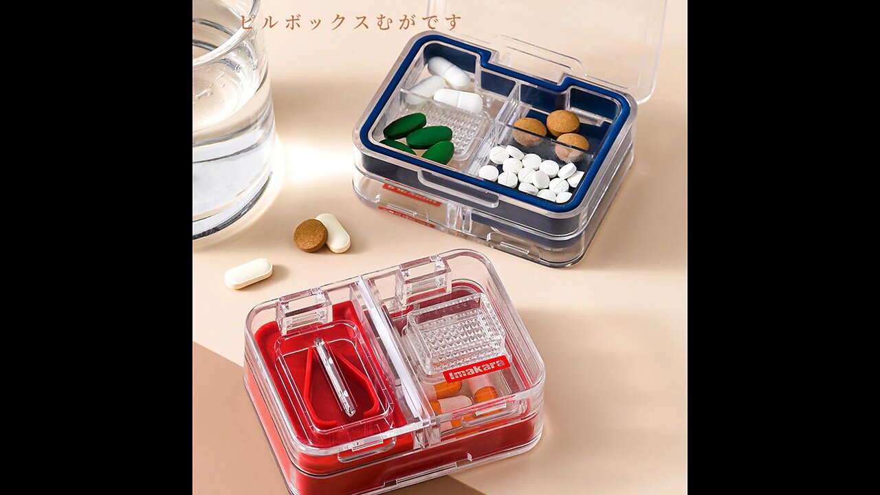 Three-In-One Pill Cutter Box