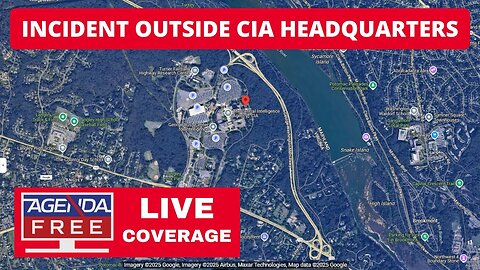 Armed Man Reported Outside CIA Headquarters - LIVE Breaking News Coverage