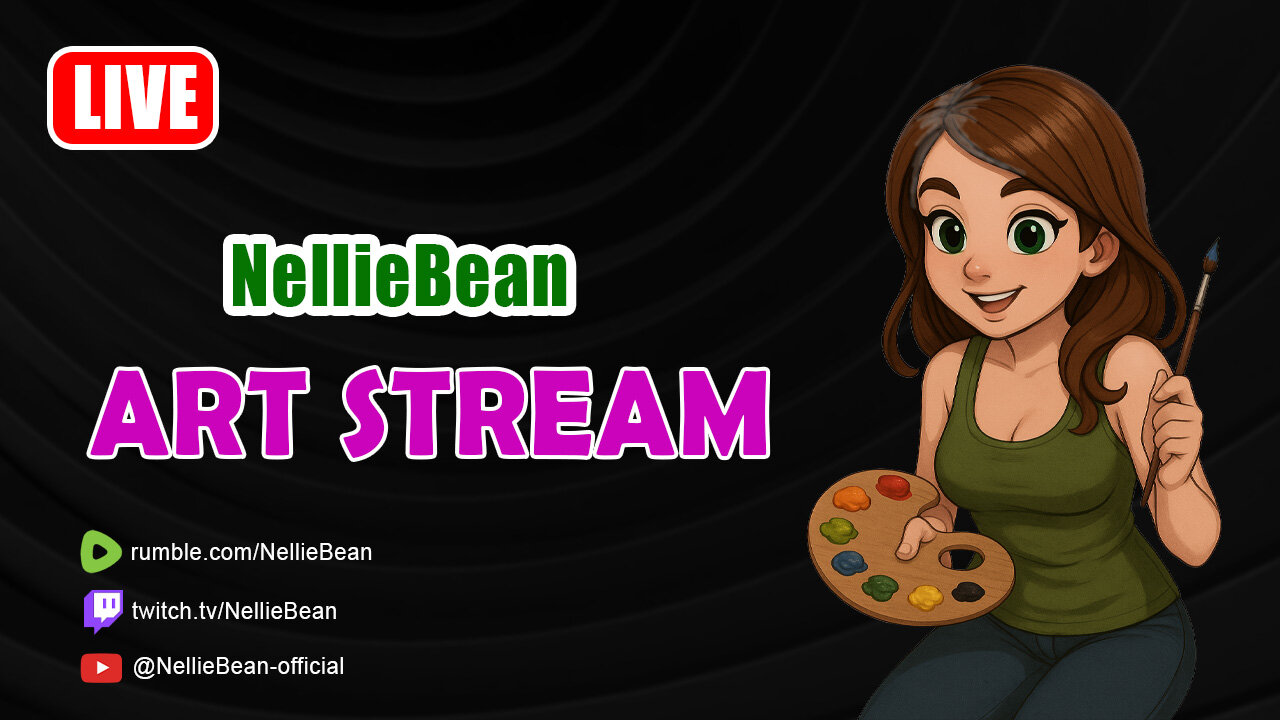 🎨Digital Art Stream | Live Doodlin, Sketching & Coloring with NellieBean