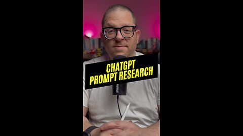 How to Do ChatGPT Prompt Research