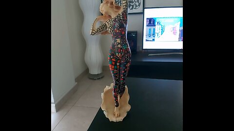 Aphrodite sculpute in the living room