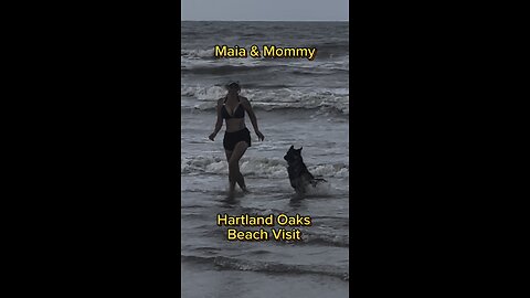Maia turned 9 this week so we took her to the beach!