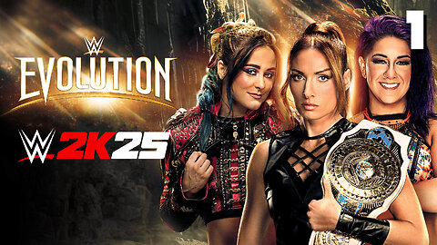WWE 2K25 Evolution 2 - Match 1: Becky HOLDS ON!