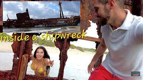 Inside a shipwreck Dimitrios de Grecia 🇬🇷⚓️ 