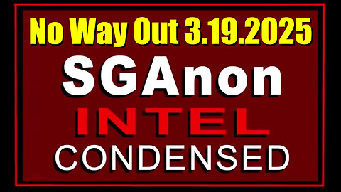 SG Anon & Veronique Lawson "No Way Out" - CONDENSED 3.19.2025