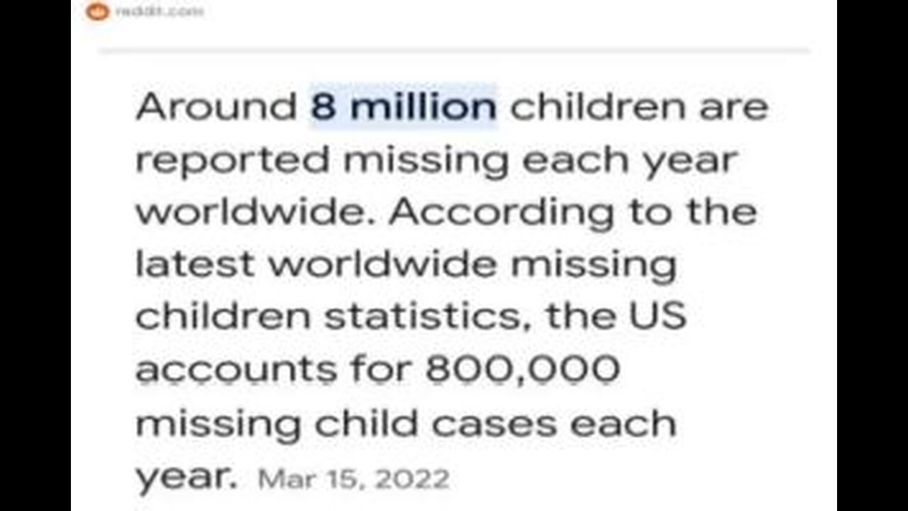 Documentary - Where Are The Missing Children?