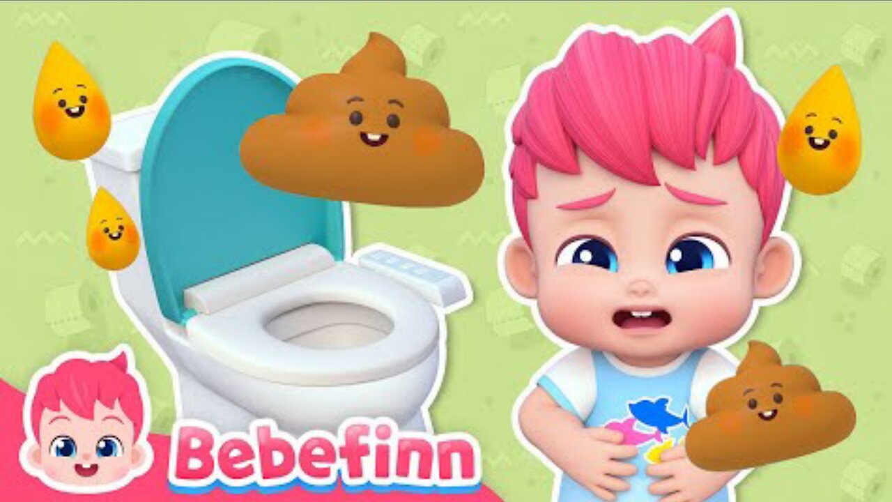 Poo Poo Song | Bebefinn Healthy Habits | Nursery Rhymes for Kids