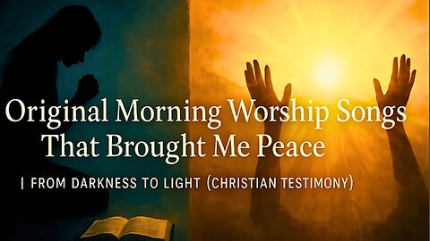 My Original Morning Worship Songs That Brought Me Peace 🌅 | From Darkness to Light
