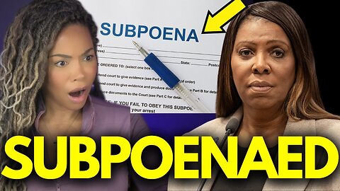 BREAKING: Feds SUBPOENA Letitia James—Pam Bondi Has HAD IT!