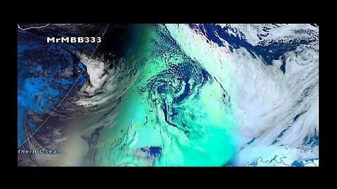 There's something REALLY weird going on! A 3000 mile wide GREEN presence shows up on satellite!!