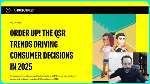 The QSR Trends Driving Consumer Decisions in 2025 - Study Review Snapchat