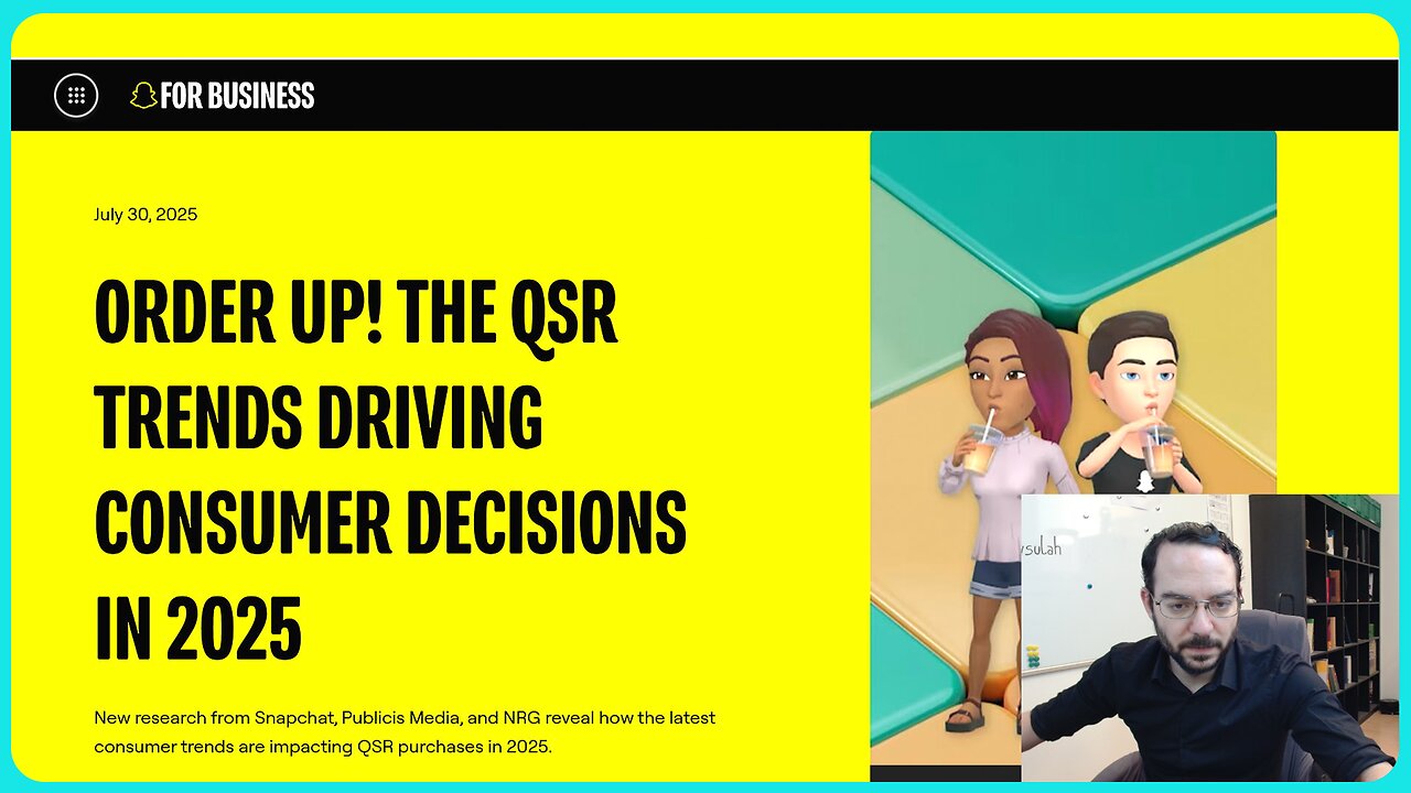 The QSR Trends Driving Consumer Decisions in 2025 - Study Review Snapchat