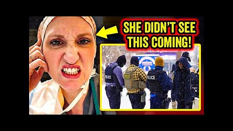 Deranged Nurse Just THREATENED Federal ICE Agents, Then THIS HAPPENED …