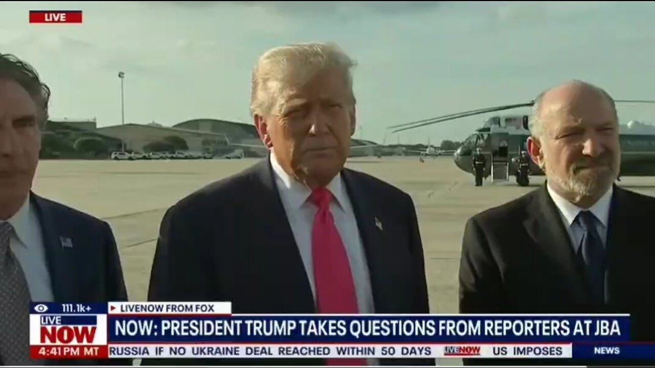 Trump: I'm In No Rush To Talk To Iran