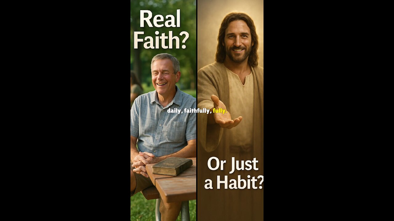 Is your faith real or not