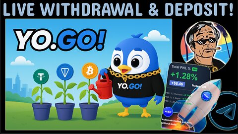 YOGO | Take Your Capital ANYTIME - Live Withdrawal & Deposit | Spot Trading Pool Telegram App!