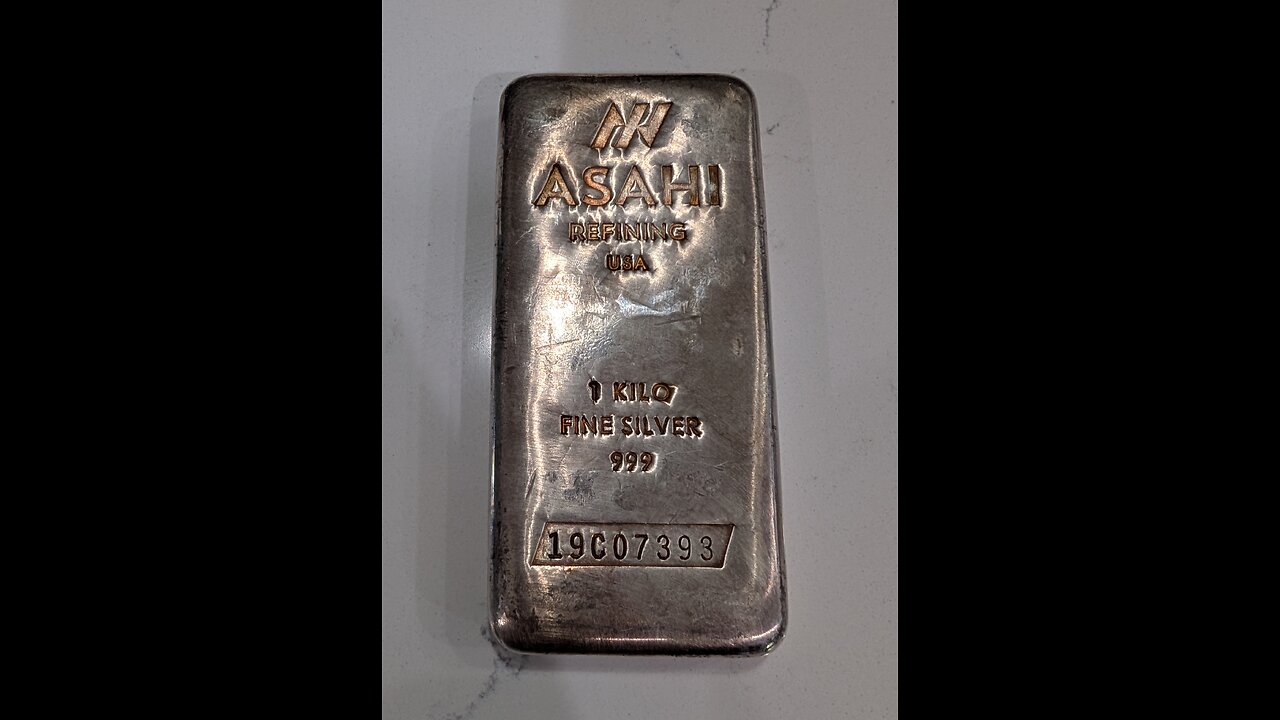 1 KILO ASAHI SILVER BAR