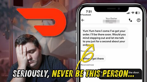 Doordash Customer EXPOSED Drivers Uncomfortable Messages... NEVER DO THIS!