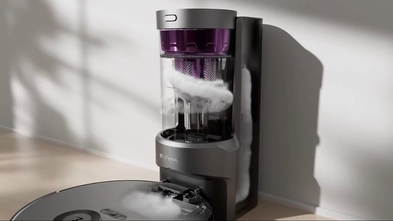 EUREKA Bagless Self-emptying Station Robotic Vacuum Cleaner