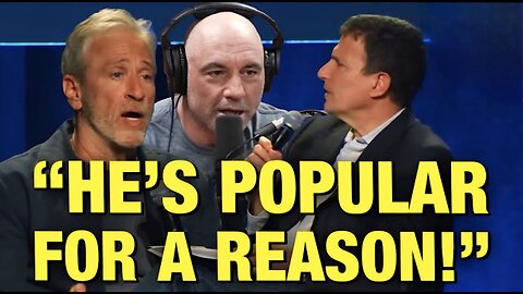 Jon Stewart Defends Joe Rogan RIGHT IN New Yorker Reporter’s Face!