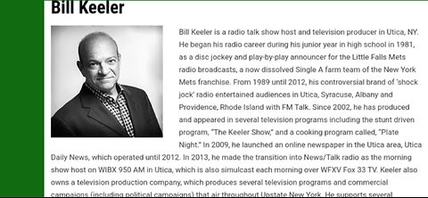 Paul Dayton interviewed by Bill Keeler on WIBX February 2025