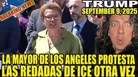 LA MAYOR DE LOS ANGELES SALE A PROTESTAR LAS REDADAS DE ICE OTRA VEZ