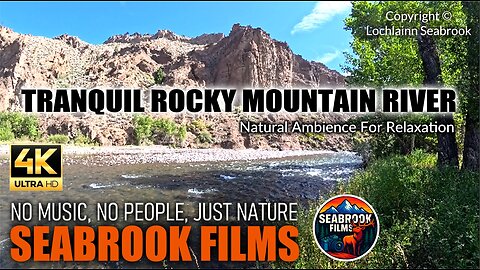Tranquil Rocky Mountain River: Natural Ambience for Relaxation