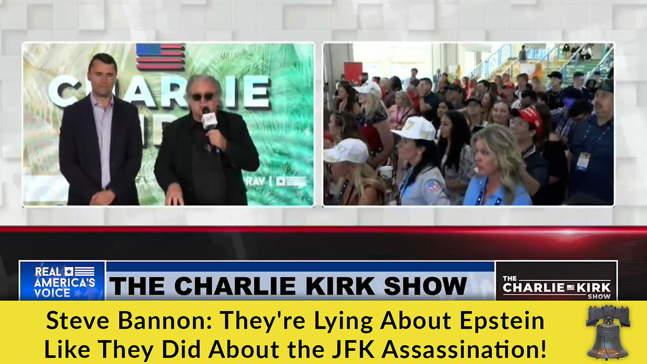 Steve Bannon: They're Lying About Epstein Like They Did About the JFK Assassination!