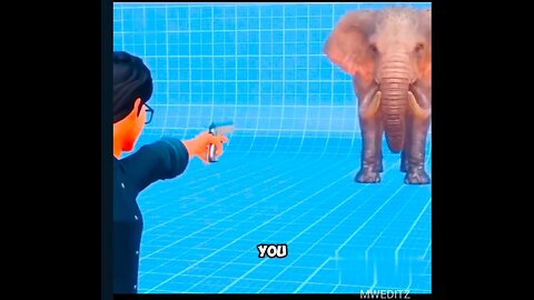 What if you shoot at elephant? #shorts